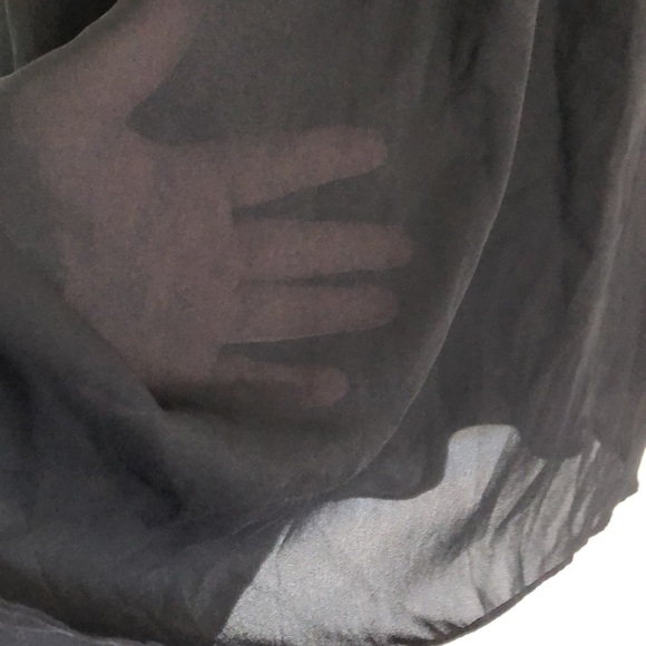 Vintage Peter Pan collar 60’s sheer ruffle midi dress. - Picture 4 of 9